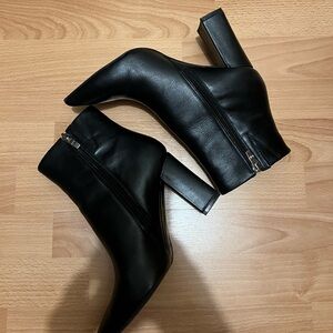 Marc Fisher Black Ankle Booties